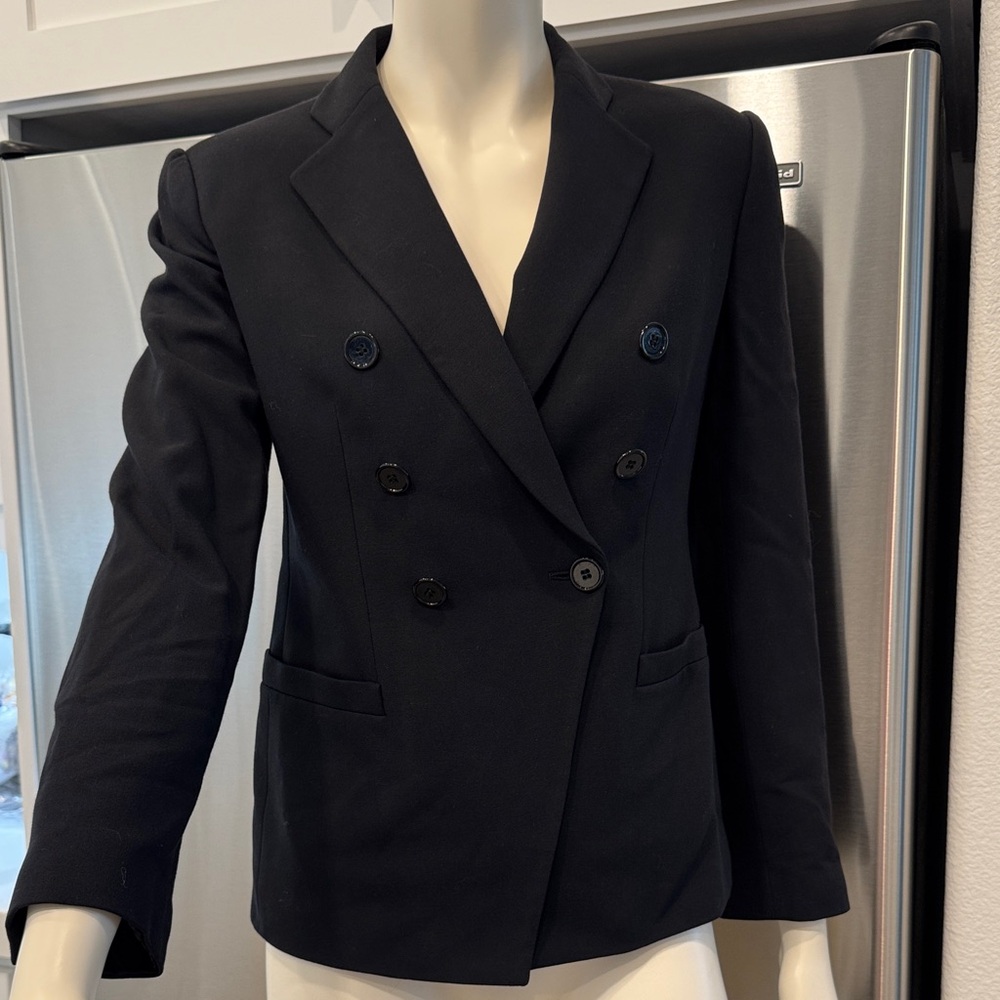 Giorgio Armani Classic Black Blazer women's size 40 made in Italy